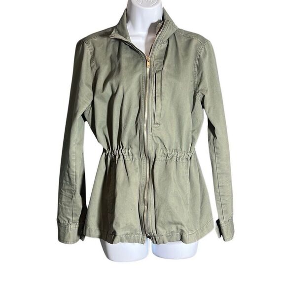 Women’s Utility Jacket – Olive Green Zip-Up – Size M - Picture 1 of 11